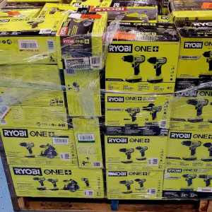 RYOBI TOOL PALLETS